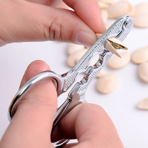 Multifunction Stainless Steel Sunflower Melon Seed Plier Nut Cracker Creative Home Tool Kitchen Gadget Accessories 2