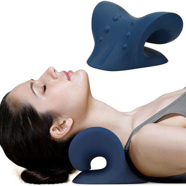 Neck Shoulder Stretcher Relaxer Cervical Chiropractic Traction Device Pillow for Pain Relief Cervical Spine Alignment Gift 1 1.jpg 640x640 1 1