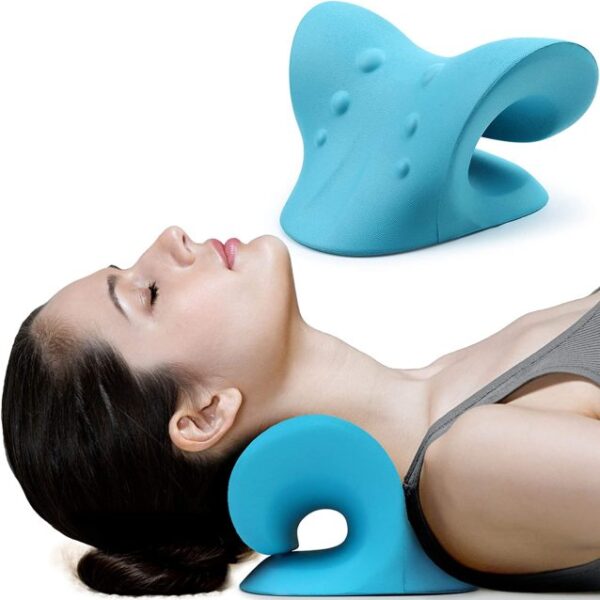 Neck Shoulder Stretcher Relaxer Cervical Chiropractic Traction Device Pillow for Pain Relief Cervical Spine Alignment Gift 2.jpg 640x640 2