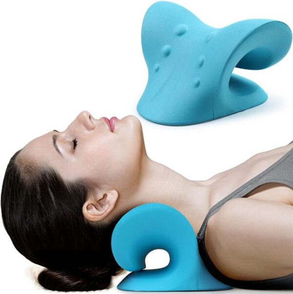 Neck Shoulder Stretcher Relaxer Cervical Chiropractic Traction Device Pillow for Pain Relief Cervical Spine Alignment Gift 2.jpg 640x640 2
