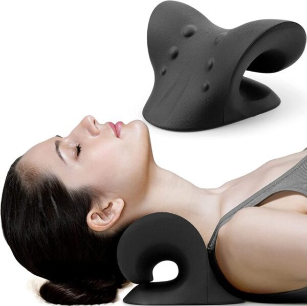 Għonq Ispalla Stretcher Relaxer Ċervikali Chiropractic Trazzjoni Apparat Pillow għall-Uġigħ Lil-Sinsla Ċervikali Allinjament Rigal 3.jpg 640x640 3