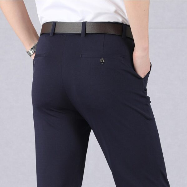 New Slim High Stretch Men s Casual Pants Sunmmer Classic Solid Color Business Casual Wear Formal 1.jpg 640x640 1