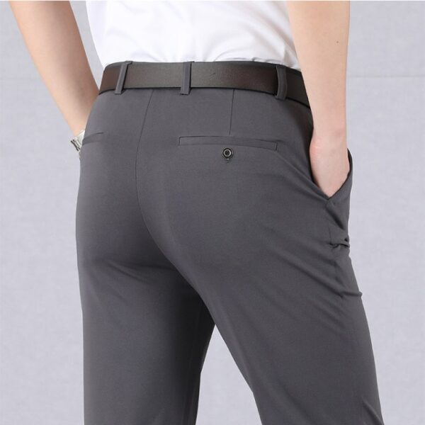 New Slim High Stretch Men s Casual Pants Sunmmer Classic Solid Color Business Casual Wear Formal 2.jpg 640x640 2
