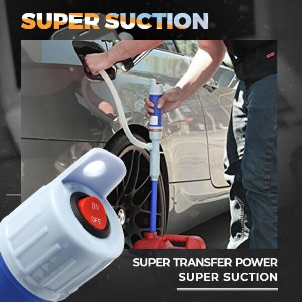 Portable Electric Pump Portable Liquid Fuel Pump Sucker Oil Transfer Car Fuel Tank Diesel Petrol Portable 1