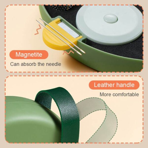 Prijenosni magnetni set kutija za šivanje Magnetni komplet za šivanje vez za hitne obiteljske popravke pribor za šivanje konac igle 3