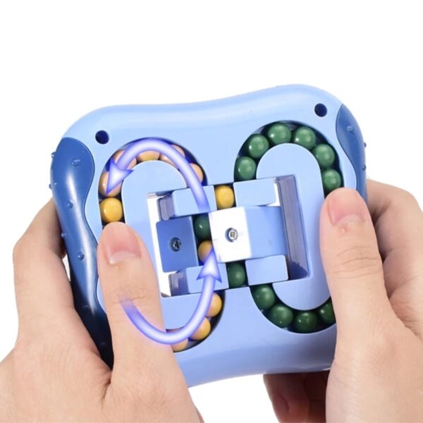 Relieve Stress Rotating Magic Bean Intelligence Cube Creative Decompression Educational Learning Mini Puzzle Brain Toy 5