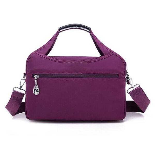 Yaz yeni moda rahat saf tek omuz çantası büyük kapasiteli kanvas çanta bayan çekik çanta 1