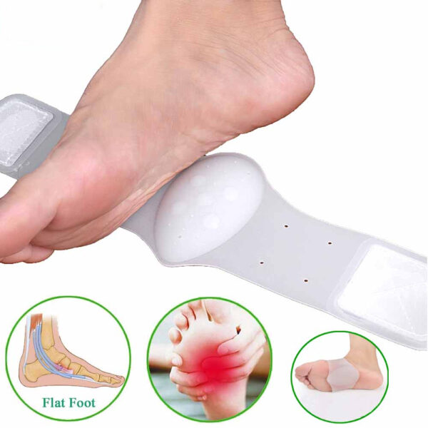 Tcare 1Pair Arch Support Brace Non Slip Sole Foot Arch Support Plantar Fasciitis Heel Pain Aid 6