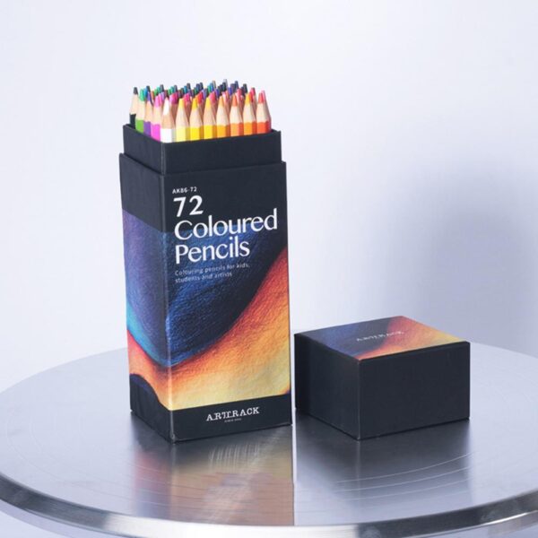 12 18 24 36 48 72Pcs Kid Oily Colored Pencils Professional Pre Sharpened Hexagon Drawing Pencils 4