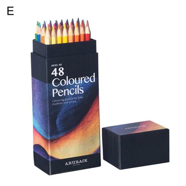 12 18 24 36 48 72Pcs Kid Oily Colored Pencils Professional Pre Sharpened Hexagon Drawing Pencils 5.jpg 640x640 5