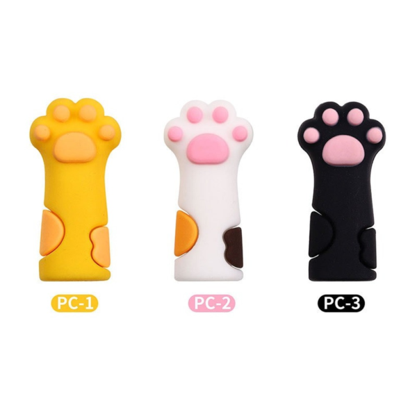 1Pcs Cartoon Cute Nipper Cover Protective Sleeve for Nail Manicure Pedicure Tools Cat Paw Dead Skin 4