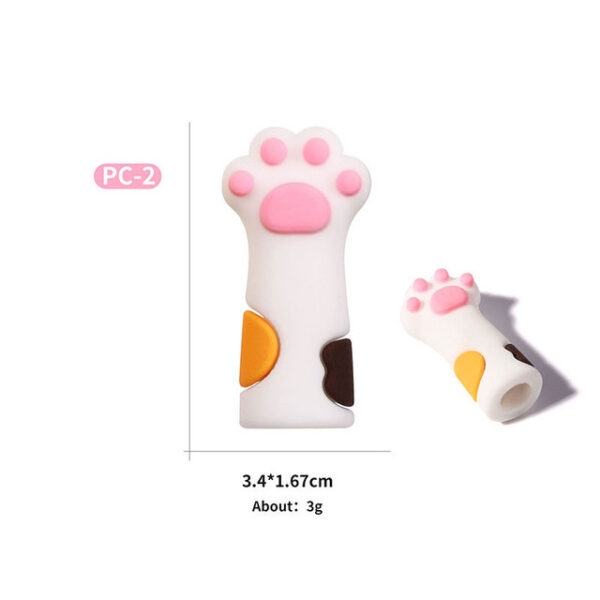 1Pcs Cartoon Cute Nipper Cover Protective Sleeve for Nail Manicure Pedicure Tools Cat Paw Dead