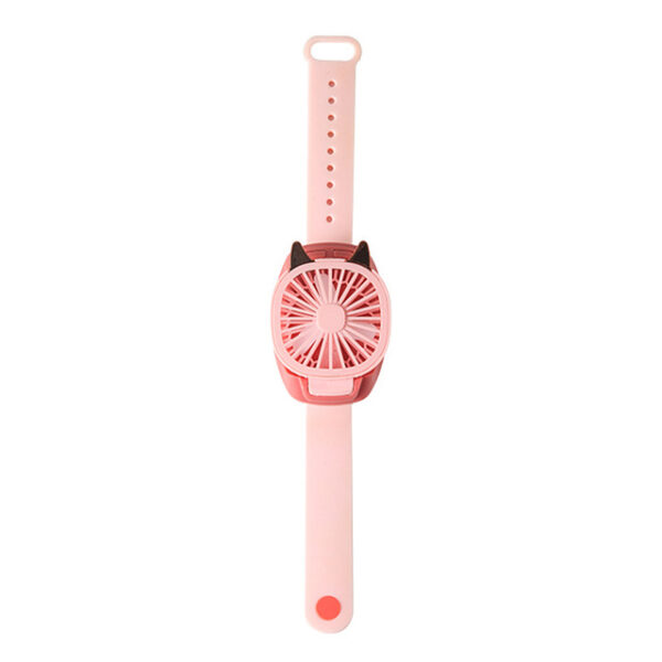 2021 NEW Cooling Fan USB Rechargeable Watch Fan Adjustable Portable Air Cooler With Colorful Light Best 3.jpg 640x640 3