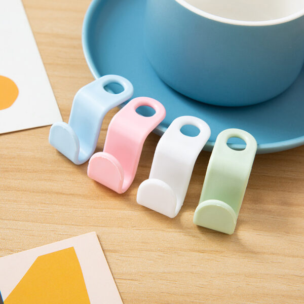24 12PCS Clothes Hanger Connector Hooks Closet Organizer Hanger Clips Wardrobe Space Saving Folding Clothes Rack 5