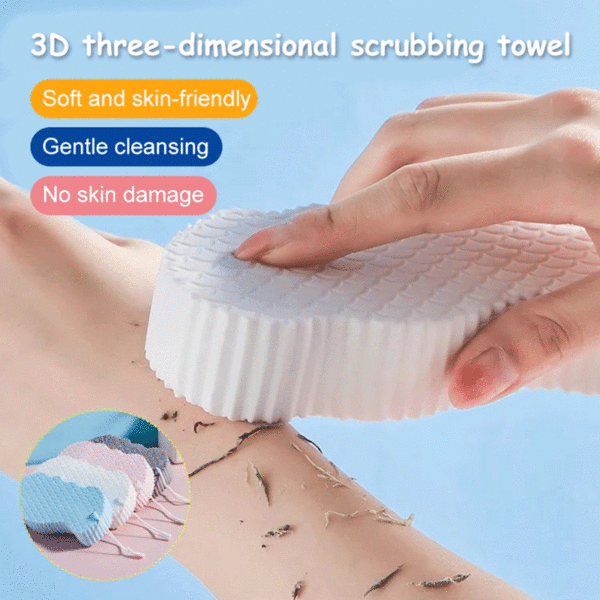 3D Magic Children Bath Sponge body Exfoliating Dead Skin Sponge Massager Cleaning Shower Brushes Peeling Sponge