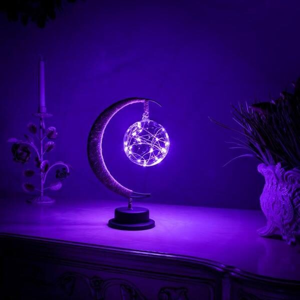 3D Night Lamp LED Moon Sepak Takraw Lamp Christmas Decoration Night Light Bedside Light 2