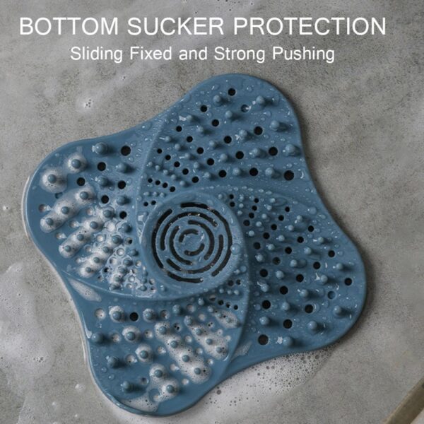 Anti blocking Hair Catcher Hair Stopper Plug Trap Shower Floor Drain Covers Sink Strainer Filter Bathroom 5