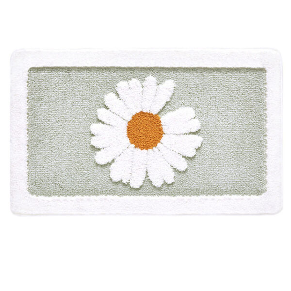 Bath Mat Bathroom Non Slip Rug Daisy Floral Kitchen Absorbent Microfiber Mat Anti fall Door Mat 1.jpg 640x640 1