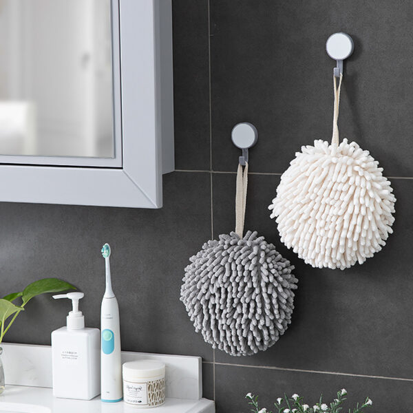 Creative Soft Hand Towel Thicken Super Absorbent Fast Drying Microfiber Sponge Plush Wipe Cloth Kitchen Bathroom 2