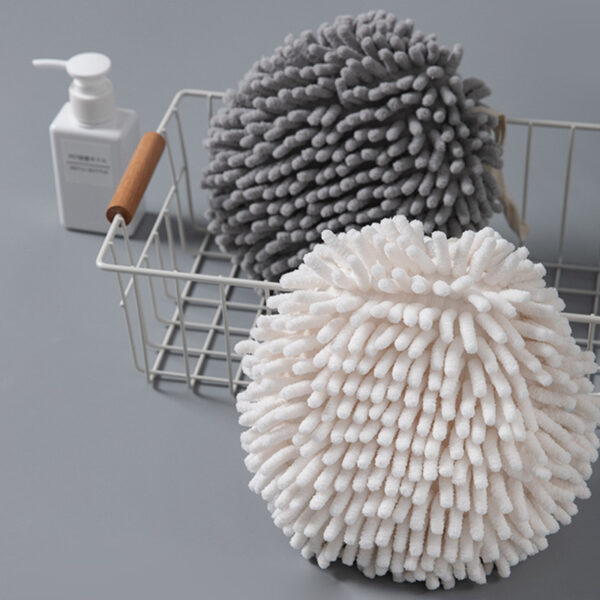 Creative Soft Hand Towel Thicken Super Absorbent Fast Drying Microfiber Sponge Plush Wipe Cloth Kitchen Bathroom 3