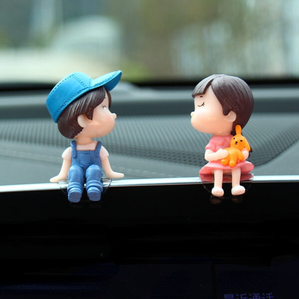 Cute Car Interior Decoration Ornaments Creative Cartoon Couple Anime Ornament Auto Interior Dashboard Accessories for Girls 2.jpg 640x640 2