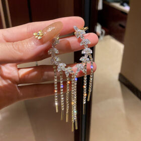 Willow Tassel Ear Cuff Earrings - image 1