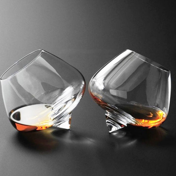 Fashioned Irregular Whiskey Glass Vintage Brandy Cocktail Beer Tumbler Glass Cup Bar Drinkware Glass Coffe Wine