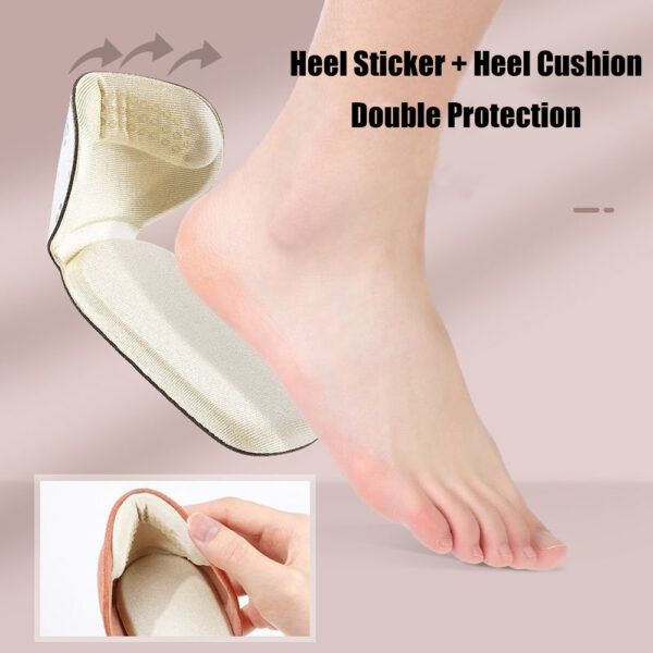 Polu ulošci za žene cipele za leđa naljepnice za visoke potpetice umetak za zaštitu od bolova u štiklama 3