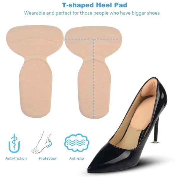 Polu ulošci za žene cipele za leđa naljepnice za visoke potpetice umetak za zaštitu od bolova u štiklama 5
