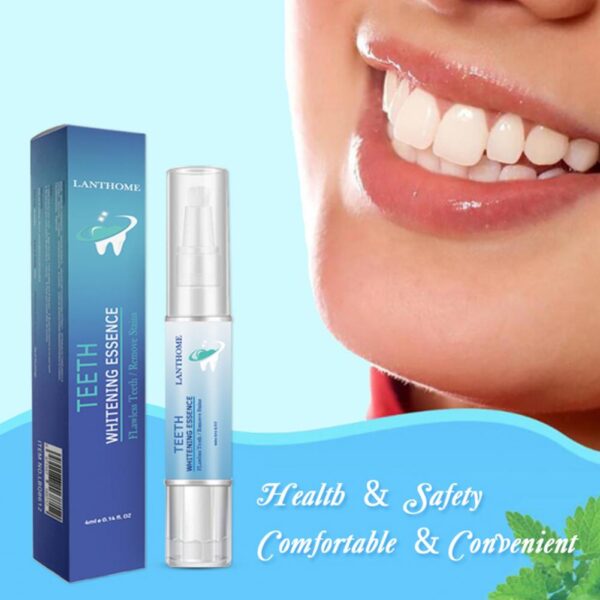 LANTHOME 4ml Teeth Whitening Pen Stain Remove Protect Gum Teeth Repair Quick Acting Teeth Whitening Pen 1