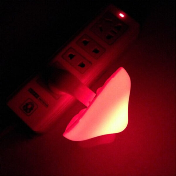 Led Night Light Mushroom Wall Socket Lamp Eu Us Plug Warm White Light control Sensor Bedroom 2.jpg 640x640 2