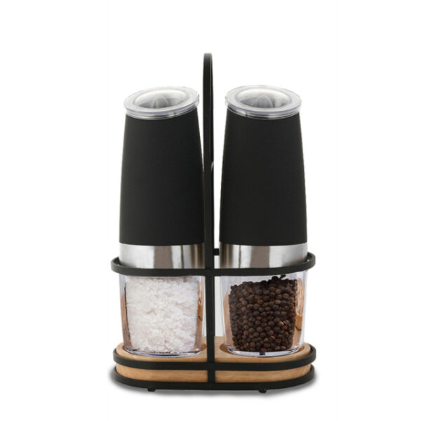 MLIA Set Electric Pepper Mill Stainless Steel Automatic Gravity Induction Salt and Pepper Grinder Kitchen Spice 4.jpg 640x640 4