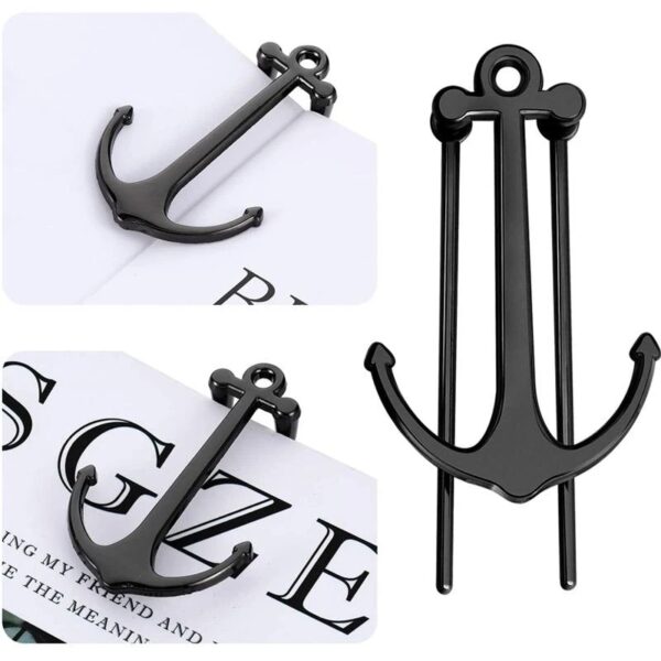 Metal Anchor Bookmark კრეატიული გვერდის დამჭერი კლიპი სტუდენტებისთვის წიგნის კითხვა გამოსაშვები საჩუქრები სკოლის საკანცელარიო ოფისი 5