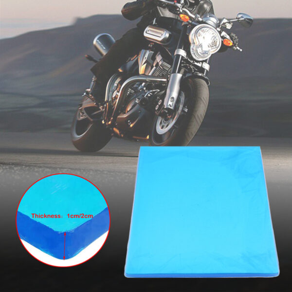 Motorcycle Seat Cold Pad Gel Elastic Pad Cushion Comfortable Shock Absorption Soft Cool DIY Motorbike Saddle 5