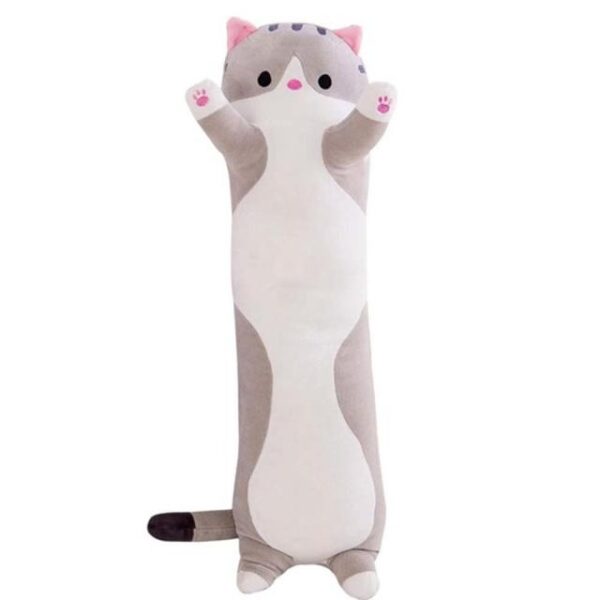 NEW Cute Plush Cat Doll Soft Stuffed Kitten Pillow Children Knee Pillows Sleep Long Plush