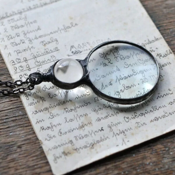 New Mother s Day Gift Magnifying Glass Pendant Necklace Gift MAGNIFIER PENDANT NECKLACE 2