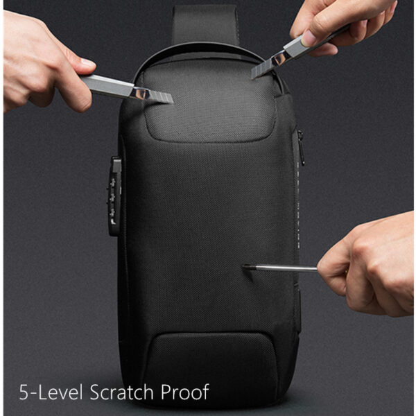 New Multifunction Crossbody Bag for Men Anti theft Shoulder Messenger Bags Male Waterproof Short Trip Chest 1
