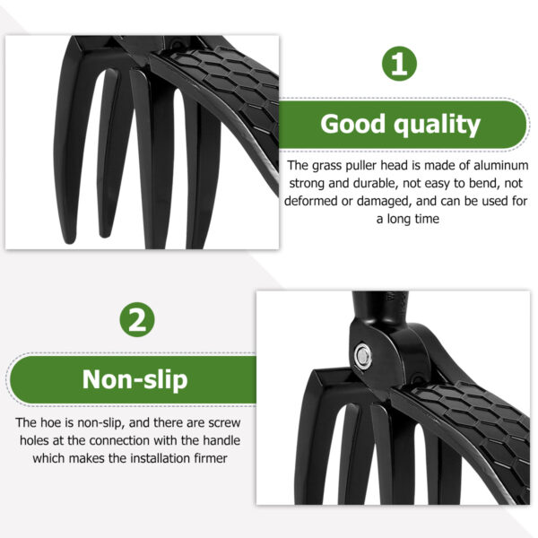 Newest High Quality Weeding Head Replacement Metal Weed Puller Head Gardening Digging Weeder Removal Accessory Garden 3