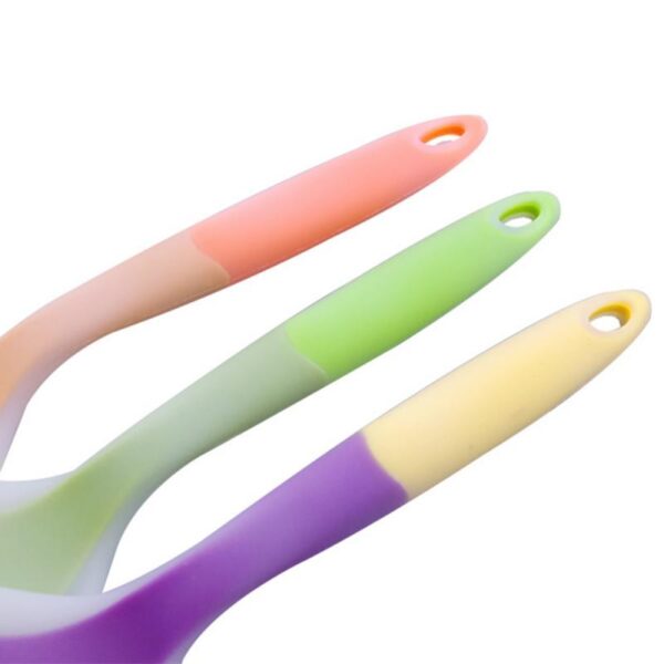 Spatula Penggorengan Tidak Melekat Telur Ikan Silicone Frying Pan Scoop Goreng Suduk Goreng Alat Kuali Peralatan Dapur 3