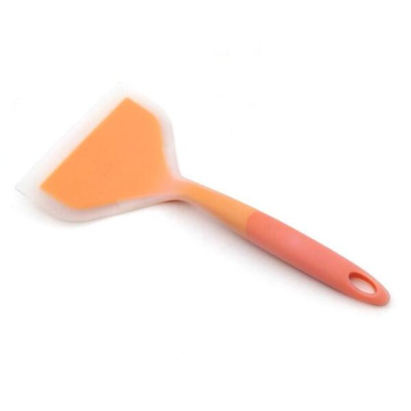 Non Stick Frying Spatula Egg Fish Silicone Frying Pan Scoop Fried Shovel Frying Pan Tool