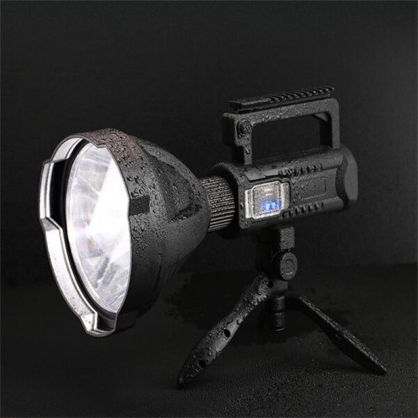 P50 P90 Dawl qawwi Searchlight Bozza portabbli rikarikabbli Dawl multifunzjonali fuq barra LED Flashlight Distanza twila Waterp 5