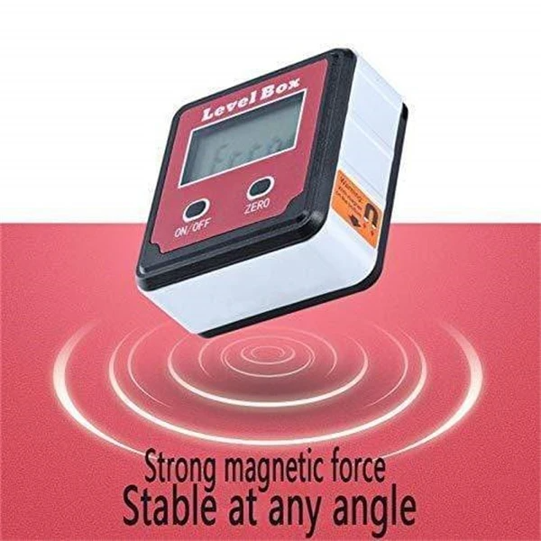 Premium Digital Angle Gauge 4 90 Degree Magnetic Base Digital Protractor Angle Finder Bevel Box Digital 1