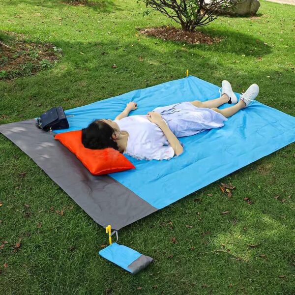 Sand Beach Mat Foldable Waterproof Washable Moistureproof Beach Blanket for Beaches Camping Hiking Picnic outdoor