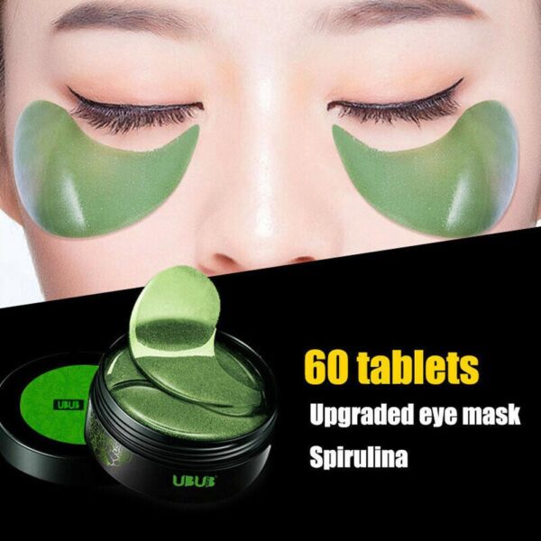 Seaweed Eye Mask 60pcs Remover Dark Circles Collagen gel Eye Patches Anti Puffiness Anti Aging Moisturizing 3