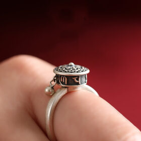 Traditional Lotus Anxiety Relief Ring - image 3