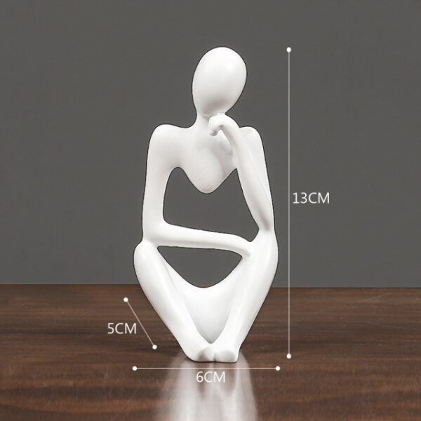 Thinker Resin Statue Nordic Abstract Figurine Crafts Home Decor Modern Art Sculpture Living Room Desktop Decoration 2.jpg 640x640 2