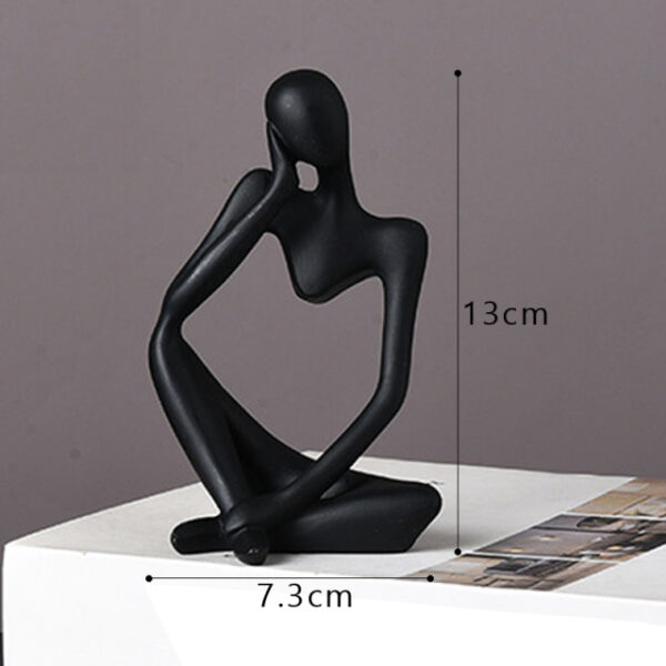 Thinker Resin Statue Nordic Abstract Figurine Crafts Home Decor Modern Art Sculpture Living Room Desktop Decor 4.jpg 640x640 4