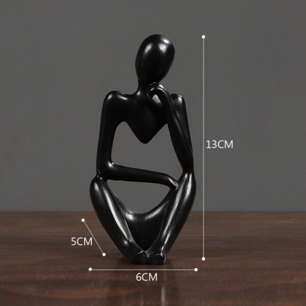 Thinker Resin Statue Nordic Abstract Figurine Crafts Home Decor Modern Art Sculpture Living Room Desktop Decoration 5.jpg 640x640 5