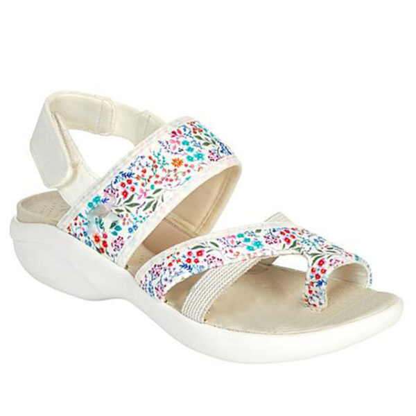 WHNBSummer Wedge Shoes For Women Sandals Solid Color Casual Ladies Platform Ethnic Slip On Female