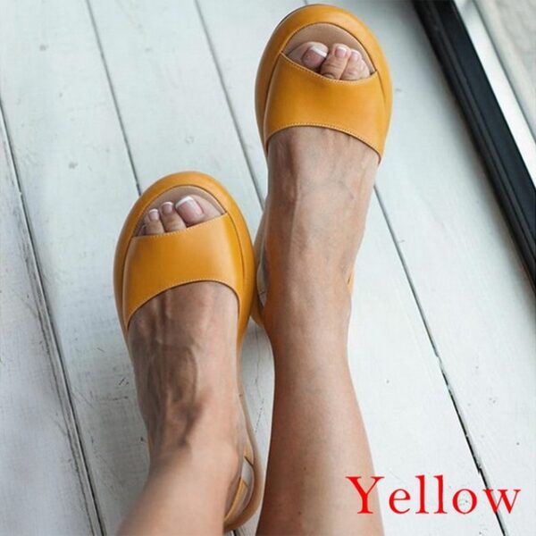 Women 2021 Summer Sandals PVC Leather Shoes Summer Fashionable Open Toes Platform Chaussure Femme Sexy Women 4.jpg 640x640 4